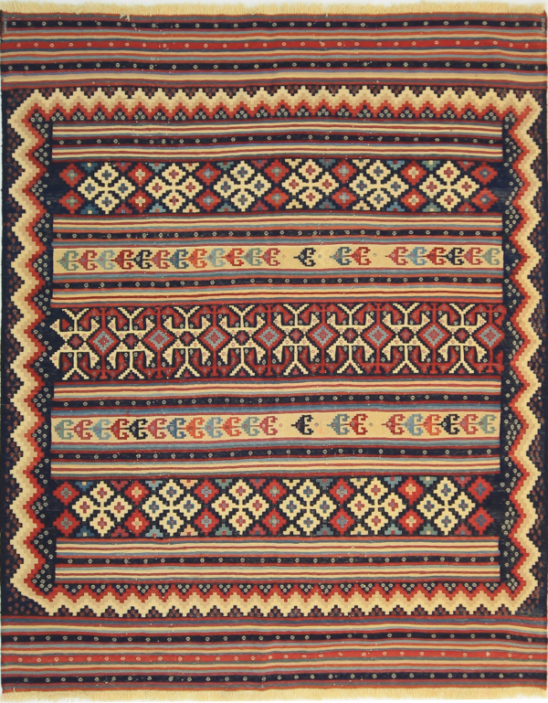 Persian Kilim Brown 210 x 167 cm