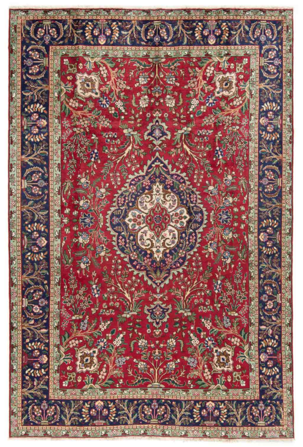 Tabriz Persian Rug Red 302 x 210 cm