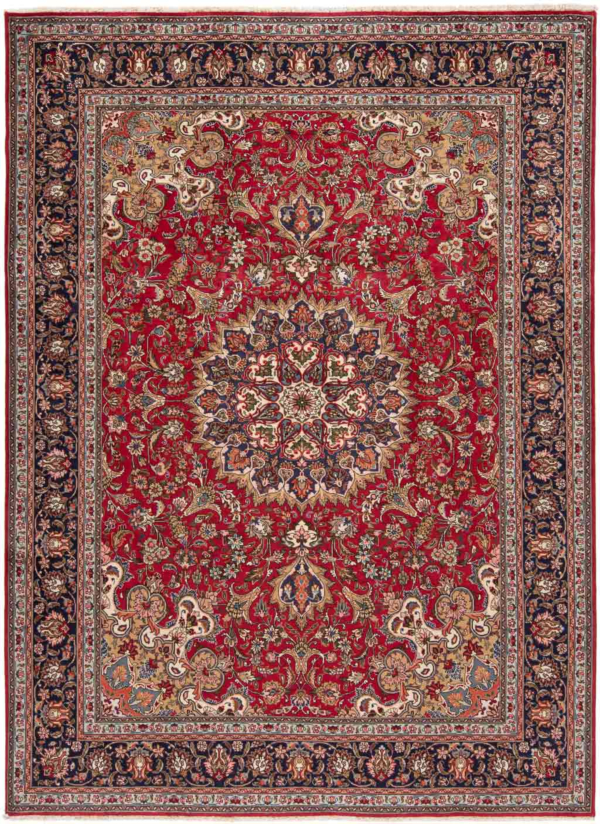 Tabriz Persian Rug Red 346 x 248 cm