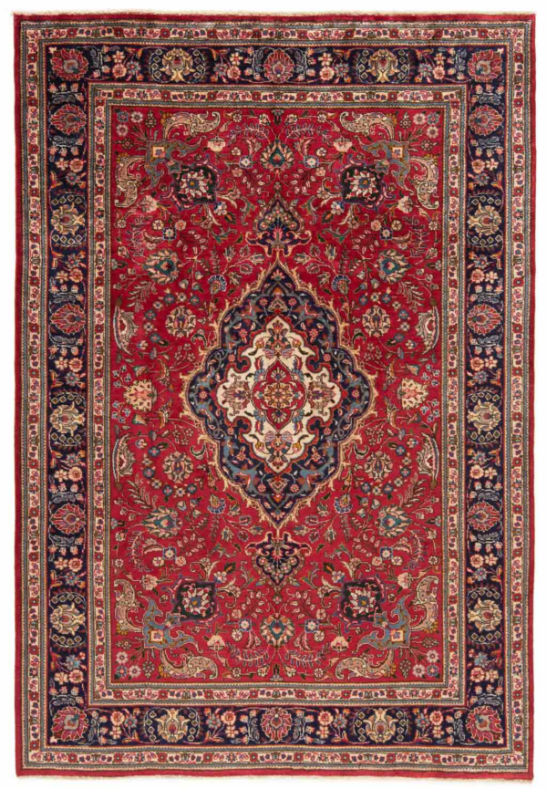 Tabriz Persian Rug Red 297 x 201 cm