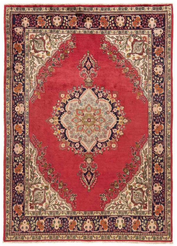 Tabriz Persian Rug Red 285 x 203 cm