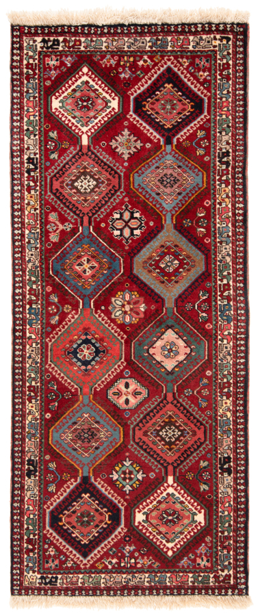 Yalameh Persian Rug Red 159 x 68 cm