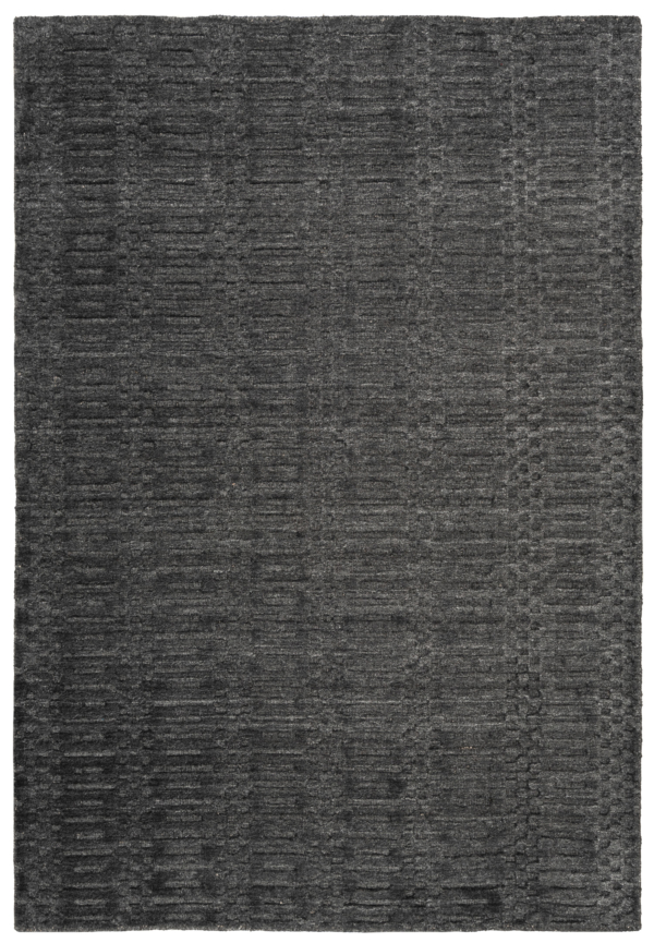 Handloom Rug Black 179 x 123 cm