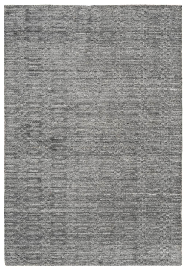 Handloom Rug Gray 180 x 124 cm