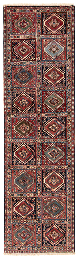 Yalameh Persian Rug Multicolor 316 x 92 cm