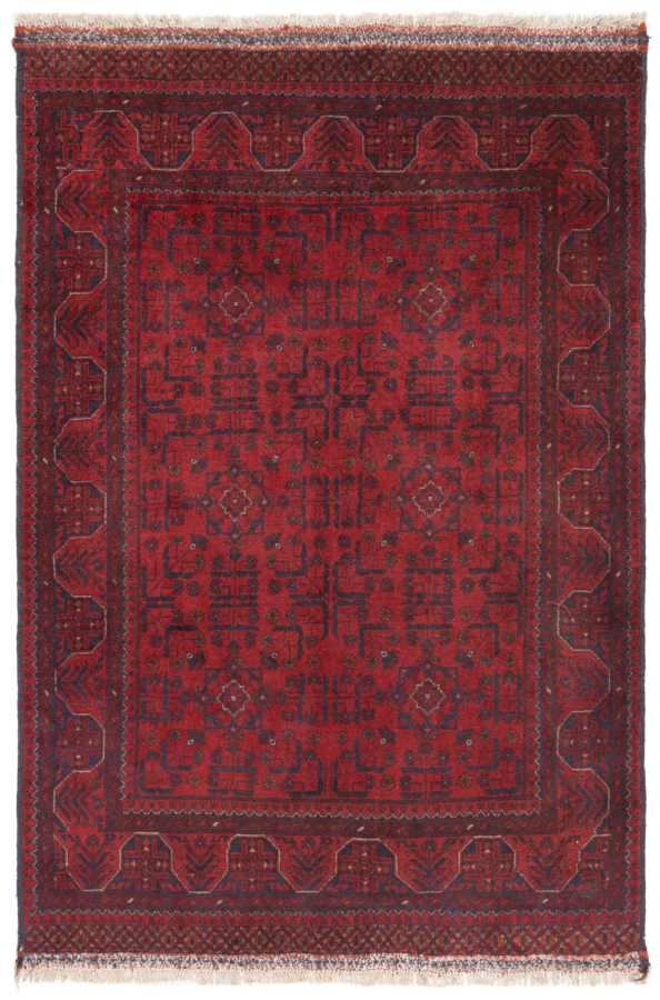 Khal Mohammadi Afghan Rug Red 152 x 105 cm