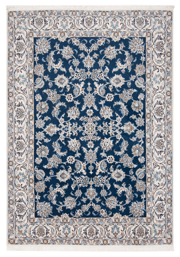 Nain Persian Rug Night Blue 233 x 165 cm