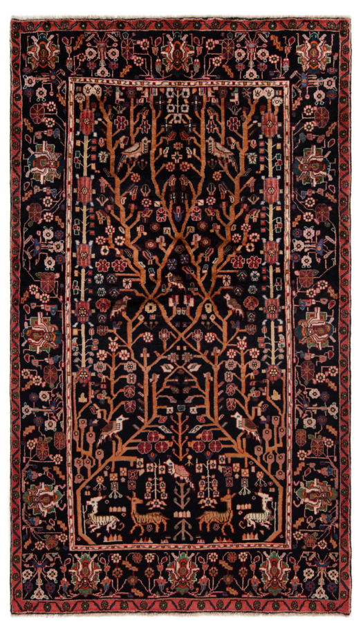 Nahavand Persian Rug Black 267 x 154 cm