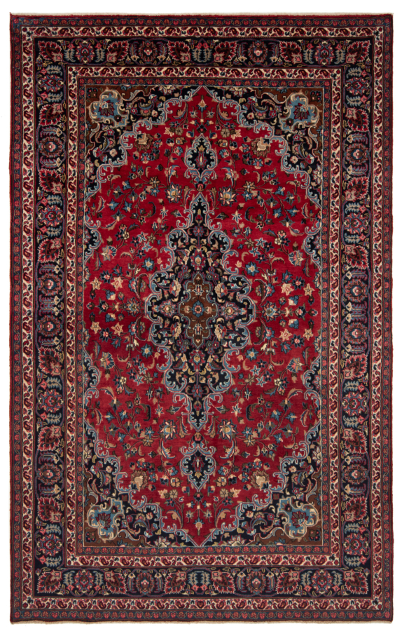 Mashhad Persian Rug Red 305 x 195 cm