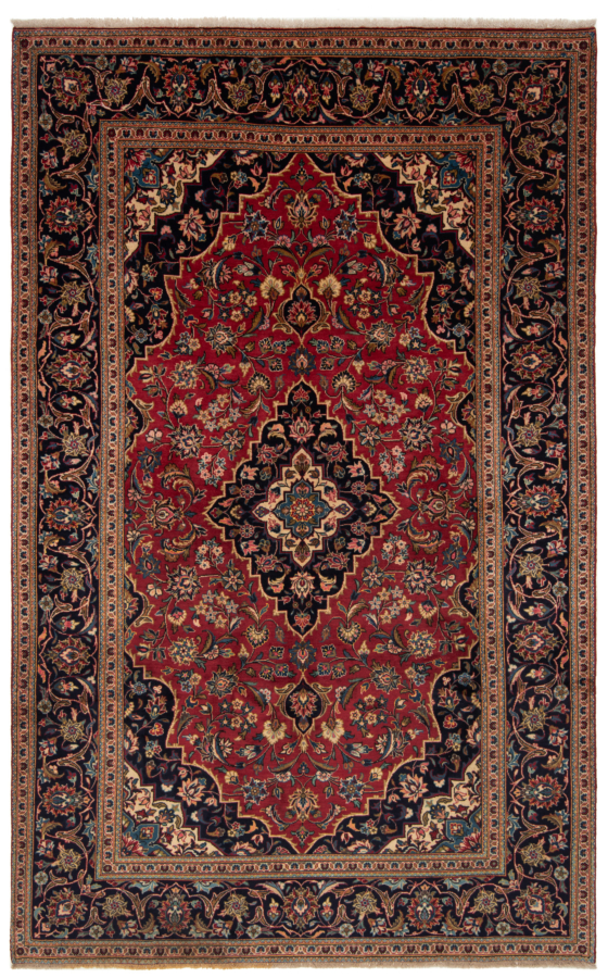 Kashan Persian Rug Red 310 x 195 cm