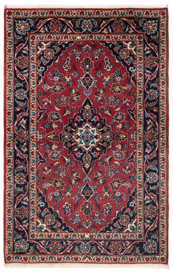 Kashan Persian Rug Red 150 x 100 cm