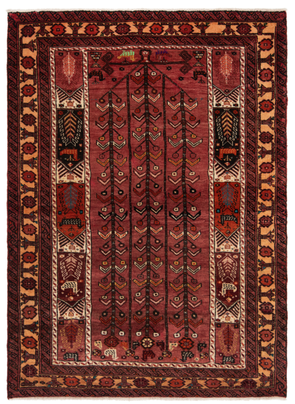 Balouch Persian Rug Red 150 x 106 cm