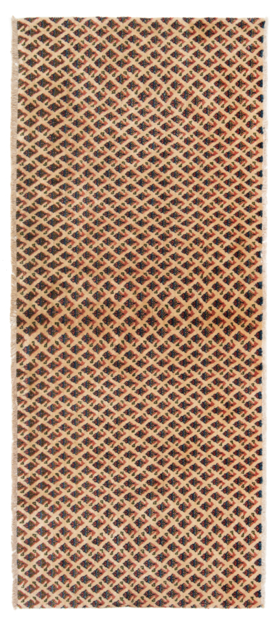 Sarough mir Persian Rug Beige-Cream 195 x 82 cm