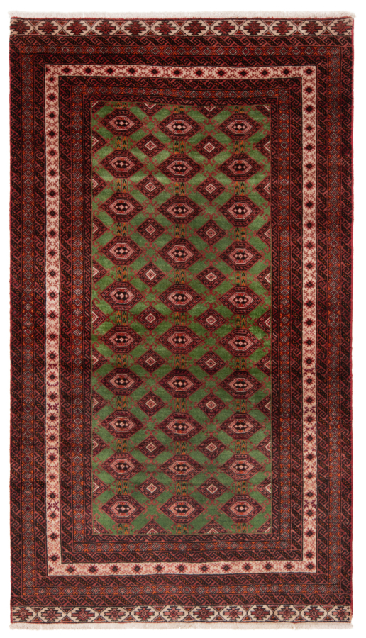 Balouch Persian Rug Green 172 x 98 cm