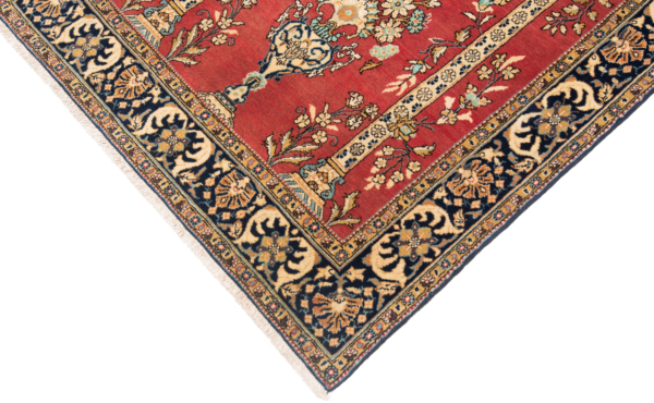 Qom con alfombra persa de seda