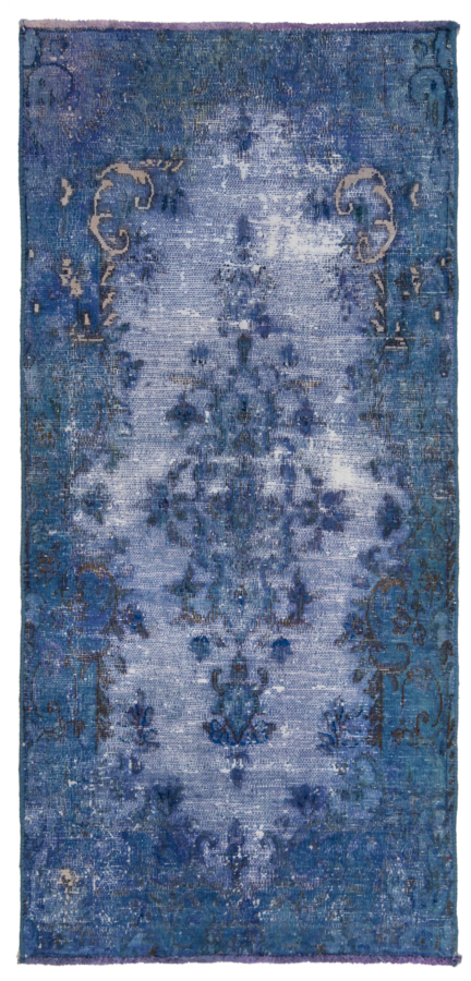 Vintage Rug Blue 140 x 68 cm