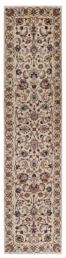 Kashmar Persian Rug Beige-Cream 385 x 92 cm