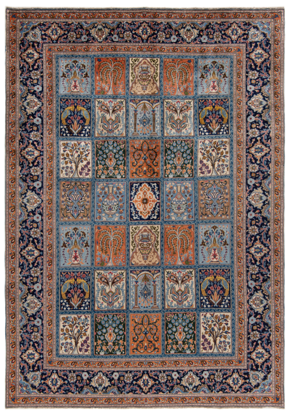 Kashmar Persian Rug Blue 343 x 243 cm