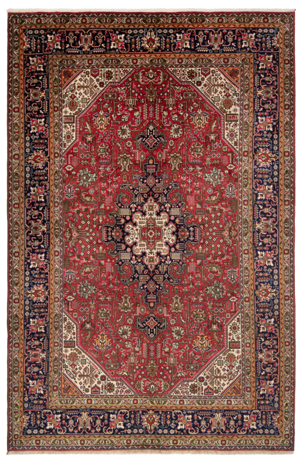 Tabriz Persian Rug Red 300 x 200 cm