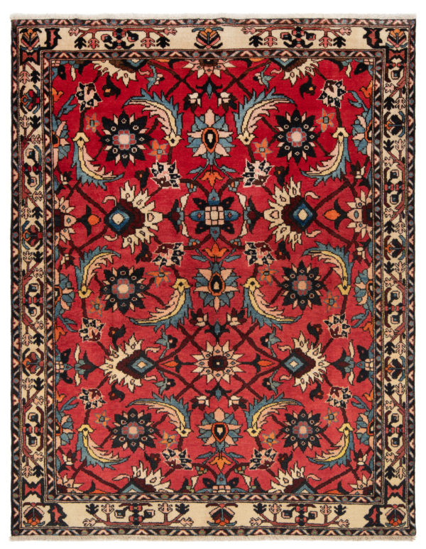 Bakhtiar Persian Rug Red 210 x 165 cm