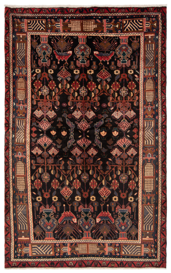 Nahavand Persian Rug Black 215 x 133 cm
