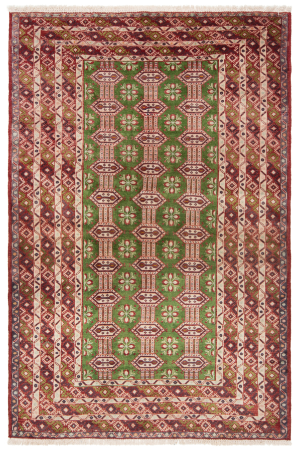 Balouch Persian Rug Green 180 x 120 cm