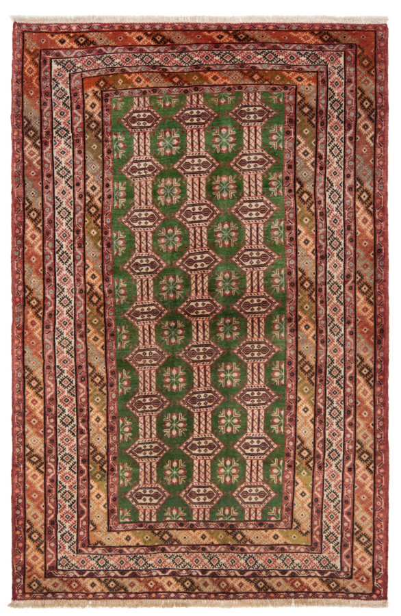 Balouch Persian Rug Green 184 x 120 cm
