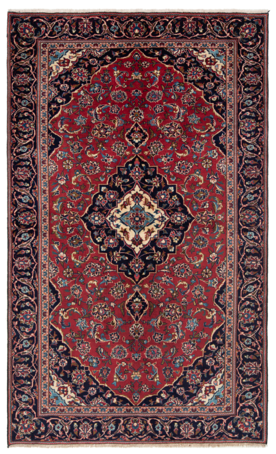 Kashan Persian Rug Red 230 x 140 cm