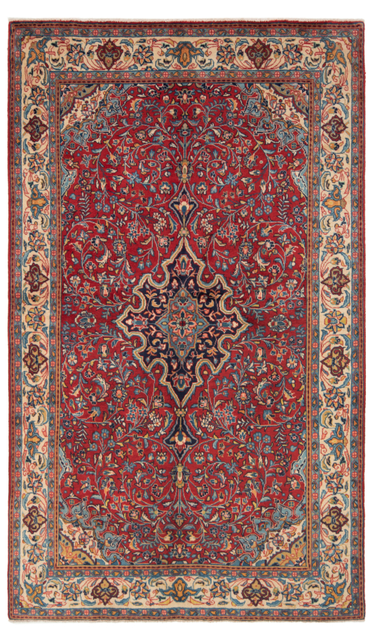 Sarough Persian Rug Red 207 x 127 cm