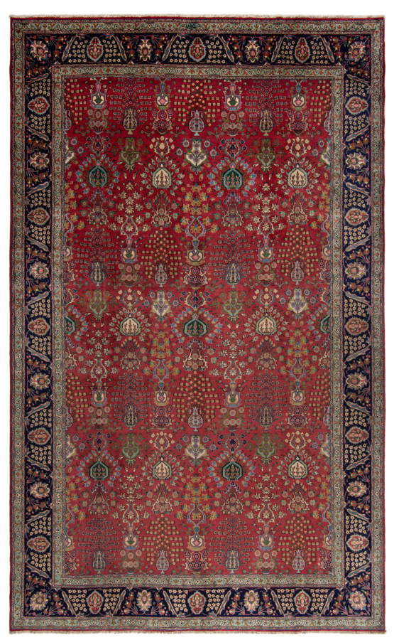 Tabriz Shoari Persian Rug Red 488 x 308 cm