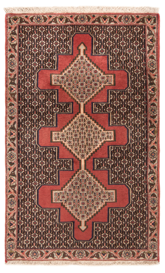Senneh Persian Rug Red 116 x 72 cm