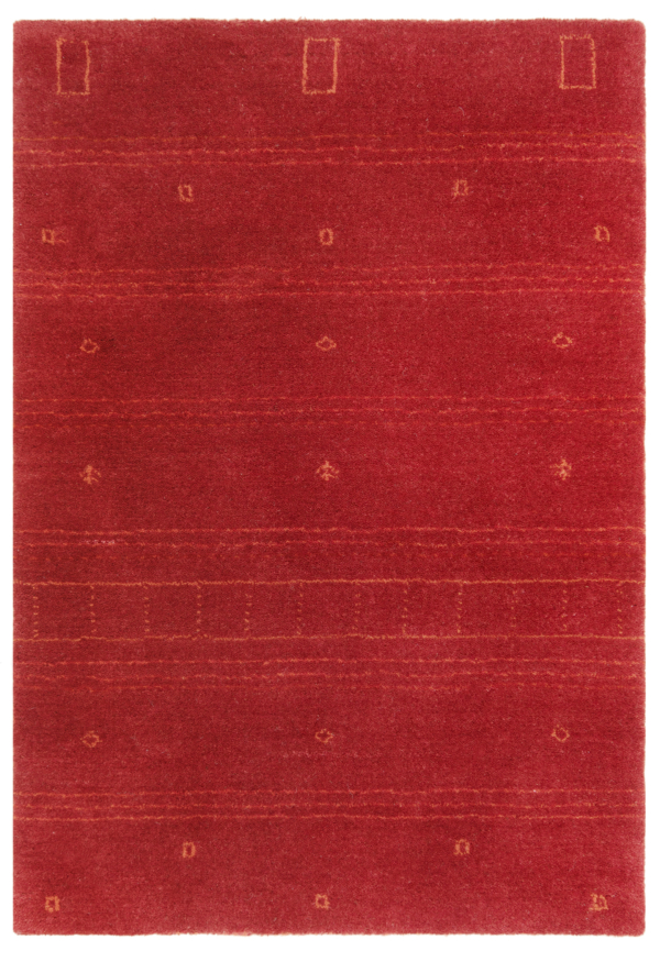 Handloom Rug Red 90 x 60 cm