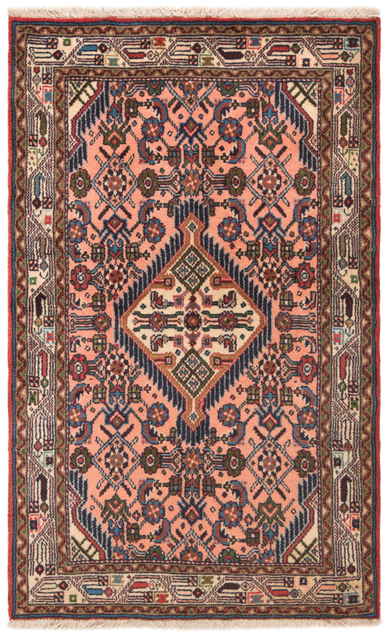 Hamedan Persian Rug Orange 119 x 72 cm
