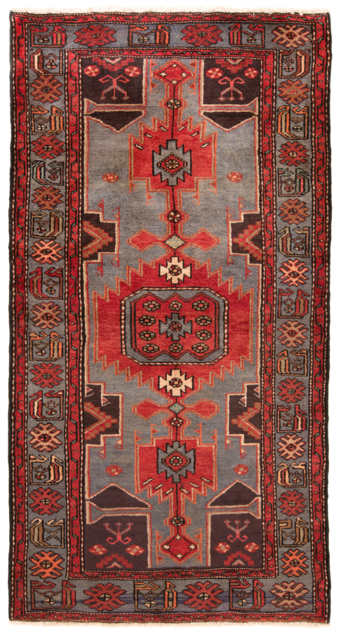 Zanjan Persian Rug Gray 204 x 107 cm