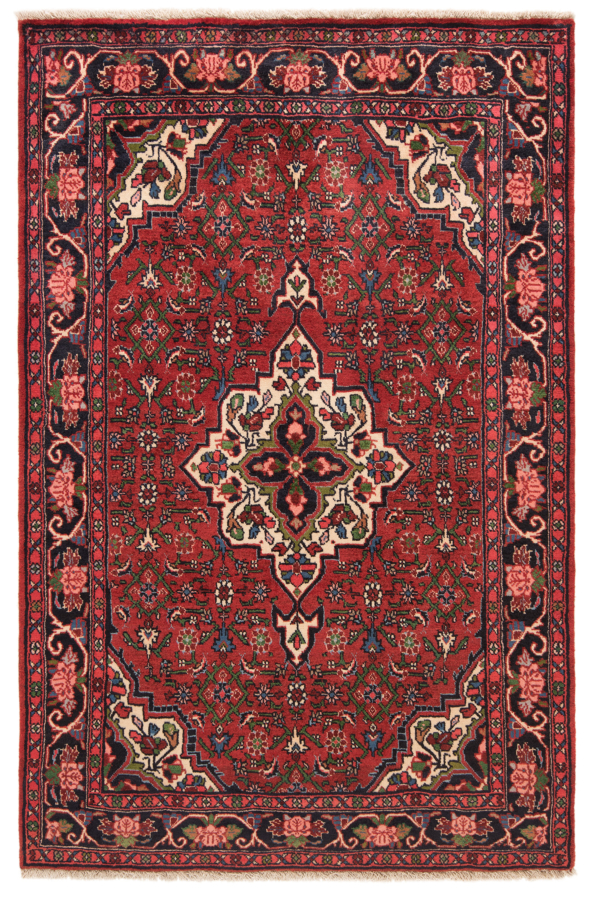 Bidjar Zanjan Persian Rug Red 159 x 103 cm