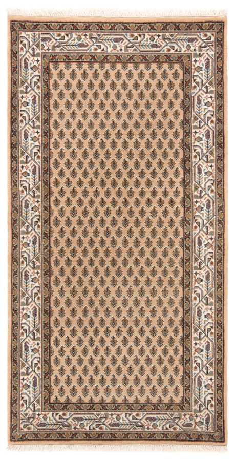 Sarough Persian Rug Beige-Cream 140 x 70 cm