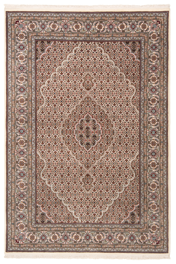 Tabriz Indian Rug Beige-Cream 240 x 164 cm