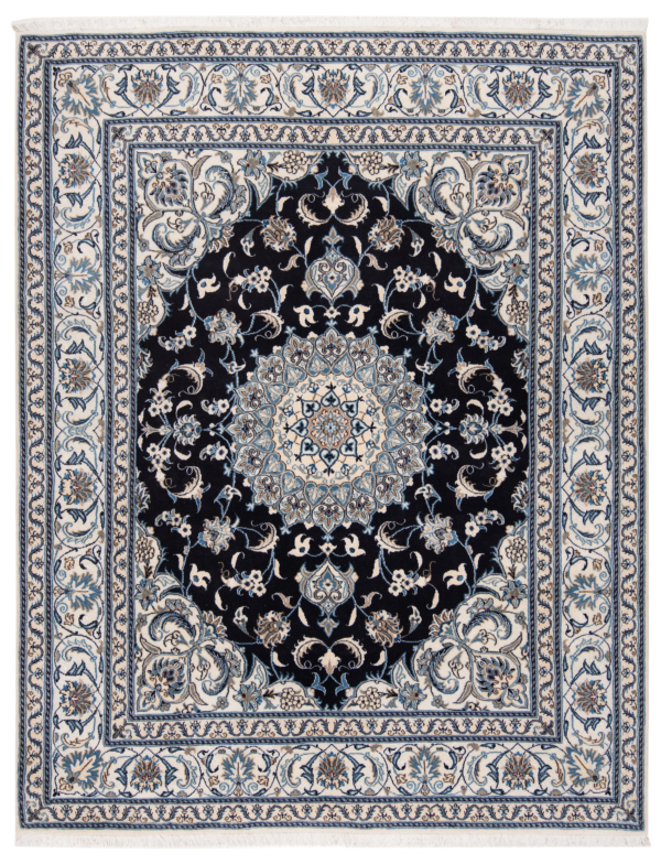 Nain Persian Rug Black 250 x 197 cm