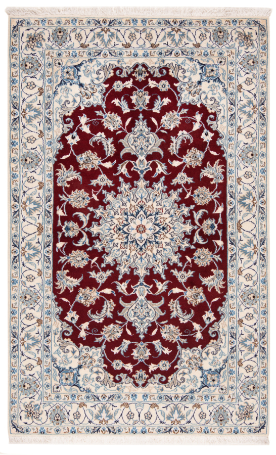 Nain Persian Rug Red 196 x 124 cm