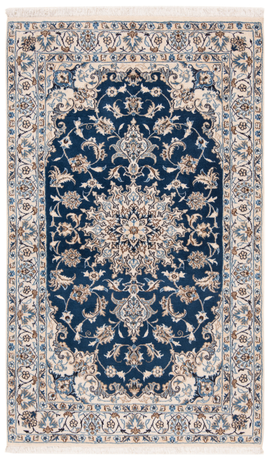 Nain Persian Rug Blue 194 x 118 cm