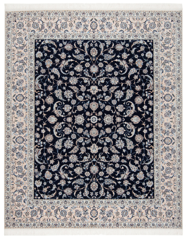 Nain 6La Persian Rug Black 306 x 252 cm