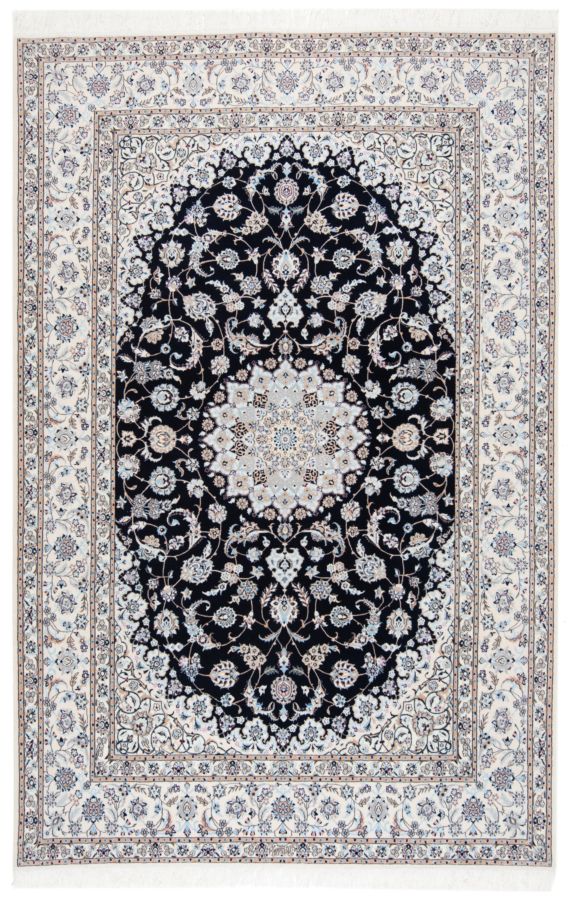 Nain 6La Persian Rug Black 310 x 200 cm
