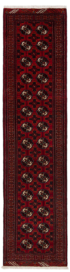 Balouch Persian Rug Red 256 x 63 cm