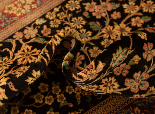 Qom Silk Motevassel persisk tæppe