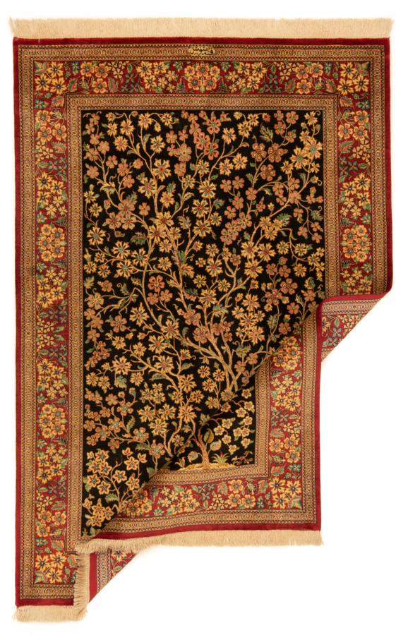 Qom Silk Motevassel persisk tæppe