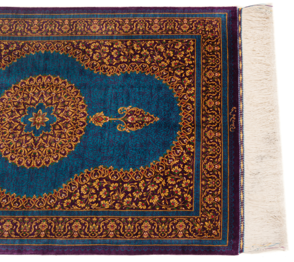 Qom Silk Mousavi persisk tæppe