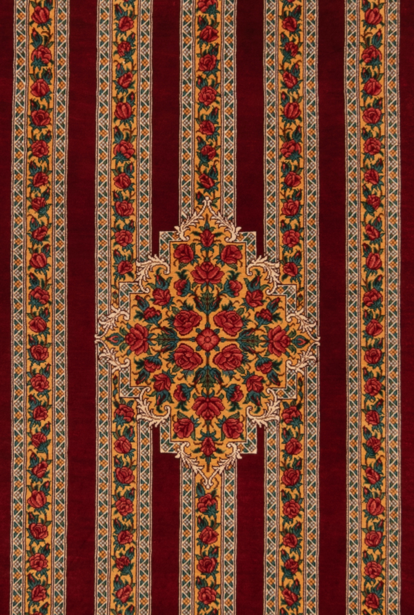 Qom Silk Rahmani persisk tæppe