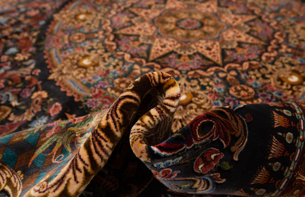 Qom Silk Kashizadeh persisk tæppe