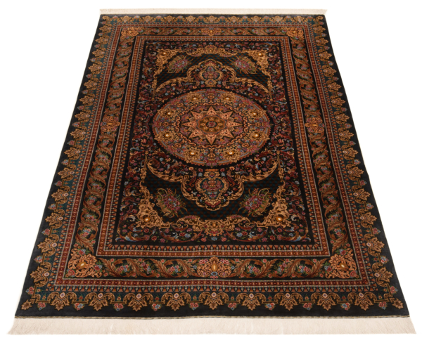 Qom Silk Kashizadeh persisk tæppe
