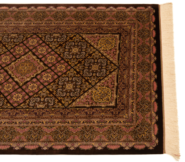 Qom Silk Erami persisk tæppe